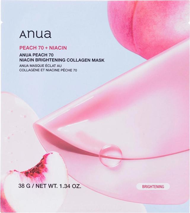 Anua Peach 70 niacin Brightening Collagen Mask 1 pcs (38 g)