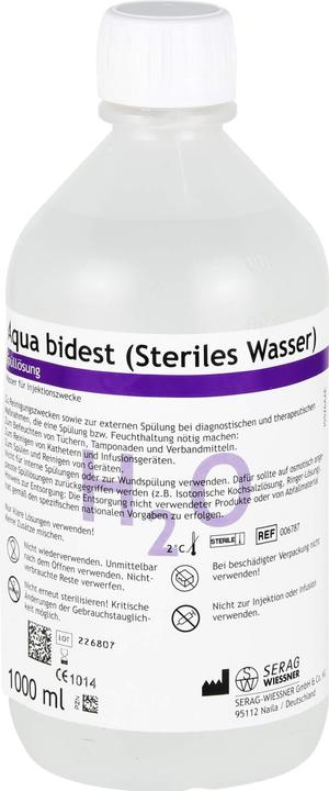 Serag Wiessner Aqua bidest, 1X1000 ml SPL (1000 ml)