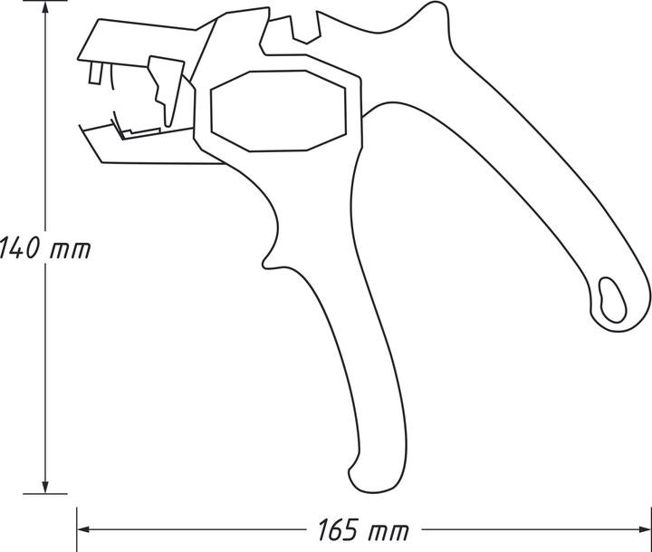Produktbild HAZET Abisolier-Zange, automatisch (180 mm)