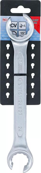 Produktbild BGS Offener Doppel-Ringschlüssel SW 24 x 27 mm (24 mm, 27 mm)