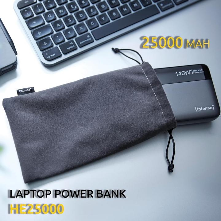 Produktbild Intenso HE25000 (25000 mAh, 140 W, 92.50 Wh)