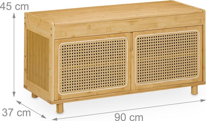 Image du produit Relaxdays Schuhbank (90 x 37 x 45 cm)