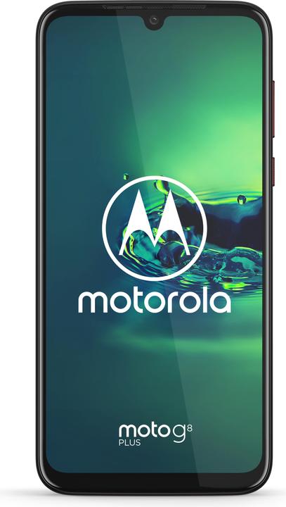 Produktbild Motorola G8 Plus (64 GB, Dunkelrot, 6.30", Hybrid Dual SIM, 4G)