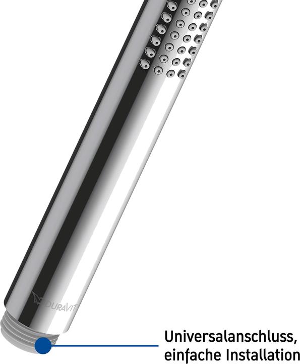 Actual product image Duravit Bar shower round chrome (1 Beam types, 21 l/min)