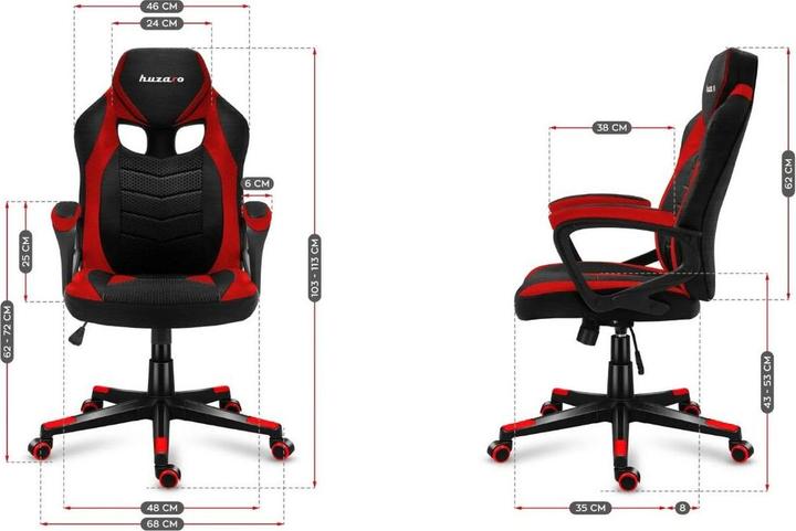 Produktbild Huzaro Force 2.5 Red Mesh