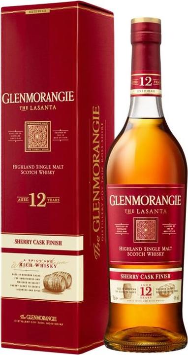 Immagine prodotto Glenmorangie Highland Single Malt Scotch Whiskey Lasanta (Single Malt, Whisky scozzese, 1 x 70 cl)