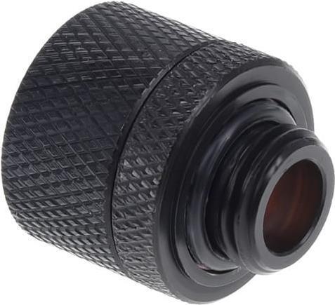 Actual product image Alphacool HF 16/10 Screw-on sleeve G1/4 - Deep Black Sixpack