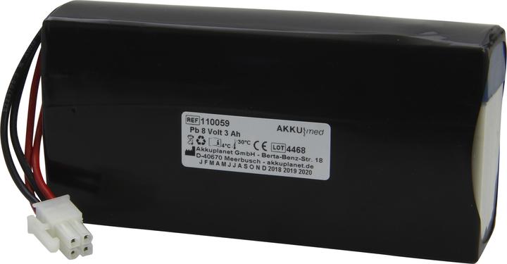 Image du produit AccuCell Blei Akku passend für Datex Ohmeda Braun PulsoxiMeter 3800/ 3900 CE Konform