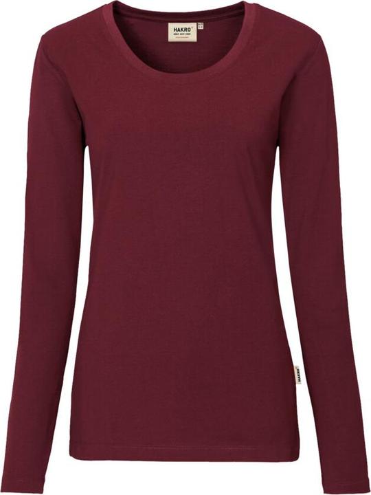Actual product image Hakro Ladies longsleeve PERFORMANCE wine red size M (M)