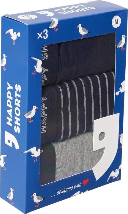 Immagine prodotto Happy shorts Motivi dei pantaloni retrò (M, confezione da 3)
