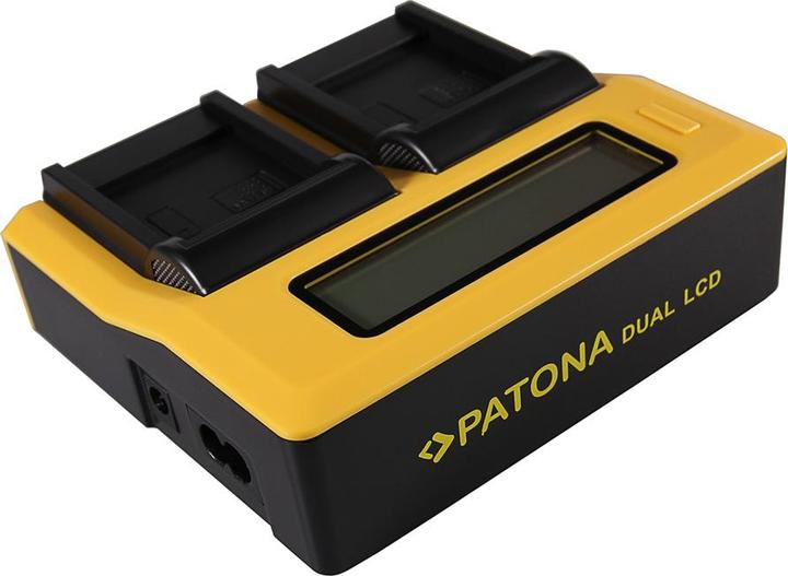 Produktbild Patona Dual LCD USB Ladegerät f. Panasonic DMW-BCF10E Lumix DMC-FS7 DMCLX5 DMCLX5 DMC-LX5 (Kamera Akku Ladegerät)