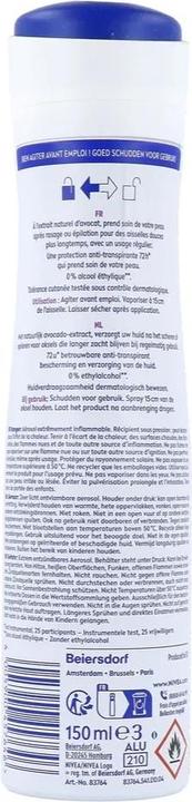 Image du produit NIVEA Spray anti-transpirant Double Effect 150ml (Spray, 150 ml)