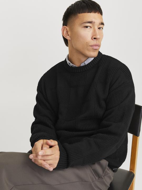 Actual product image Jack & Jones Checked knitted jumper Knitted jumper (XXL)