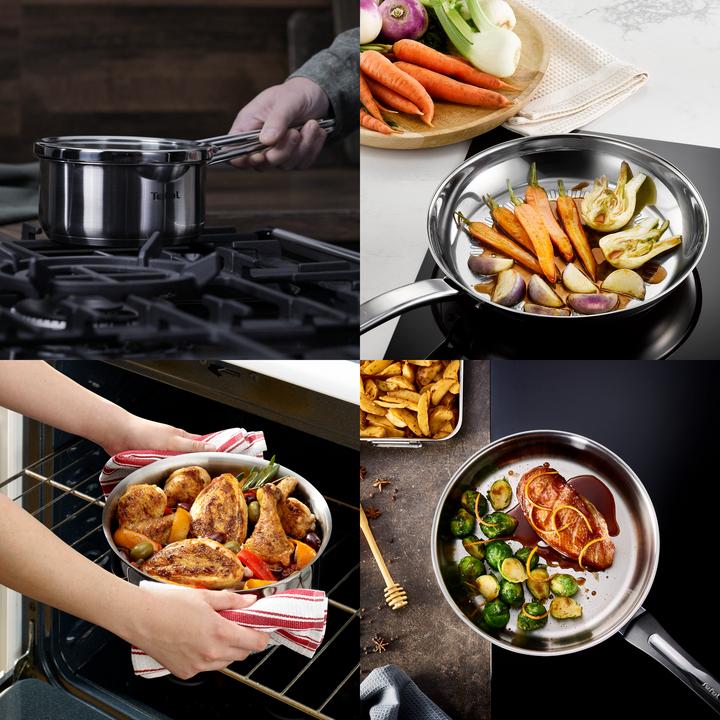 Actual product image Tefal Duetto+ (24 cm, Pot, Stainless steel)
