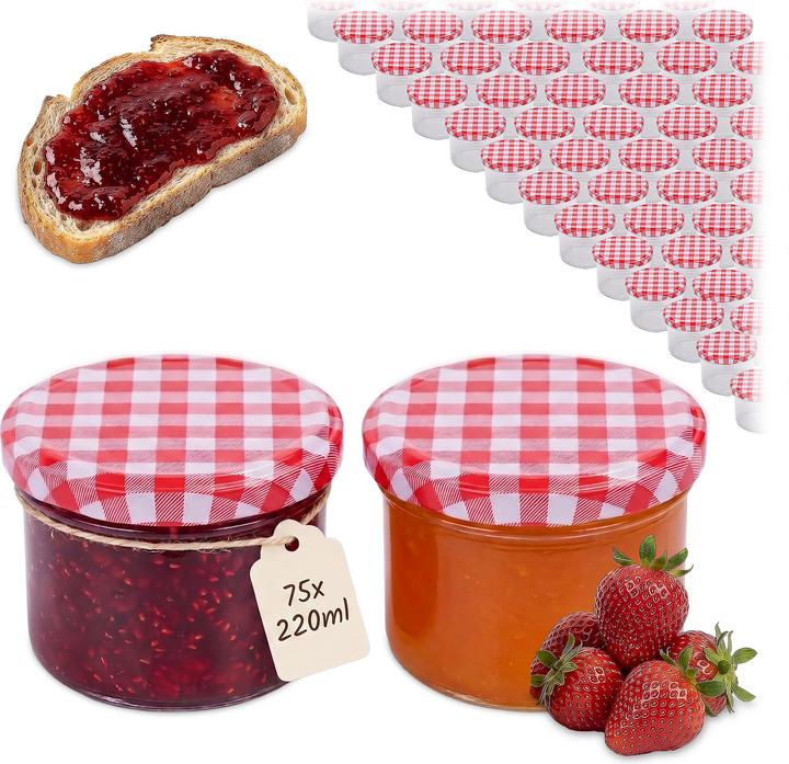 Produktbild Relaxdays Einmachgläser-Set (0.22 l)