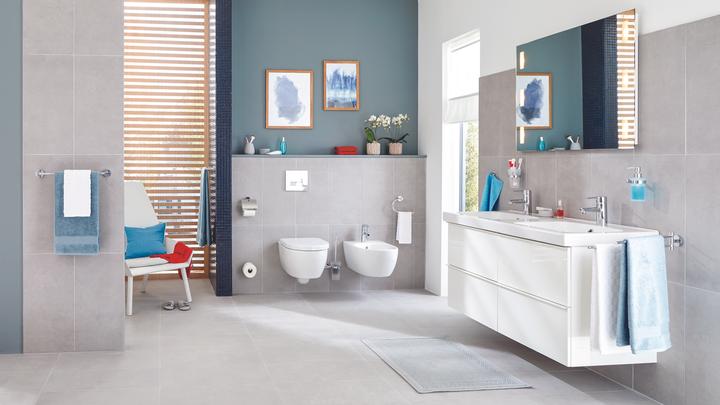 Image du produit tesa Support de rouleau de papier toilette EXXCELLENT avec solution adhésive sans perçage