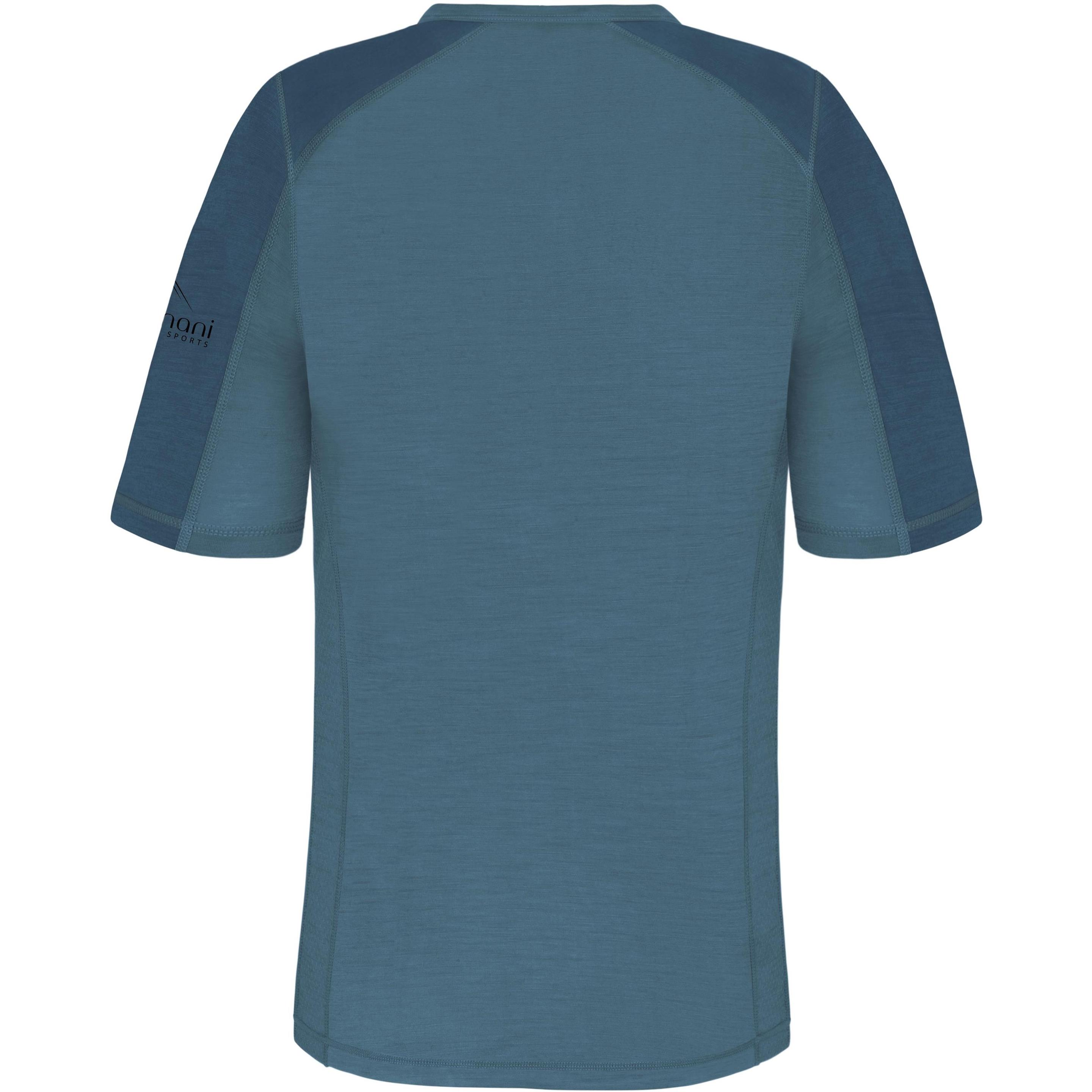 Thumbnail - Normani, Damen, Shirt, Damen Merino T-Shirt „Esperance“ - 9217, Blau, (XS)