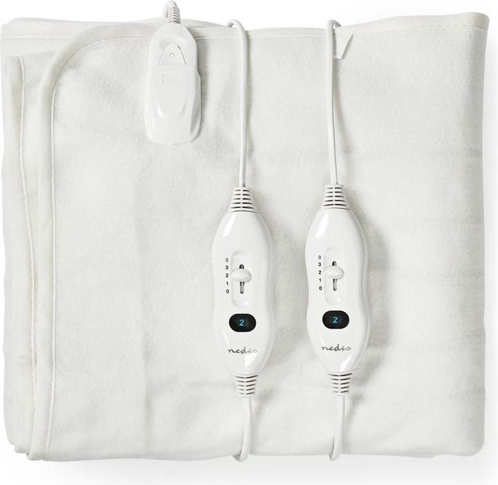 Actual product image Nedis Electric blanket - Polyester blanket - Double size - 140 x 160 cm - 3 heat levels - Removable (160 x 140 cm)