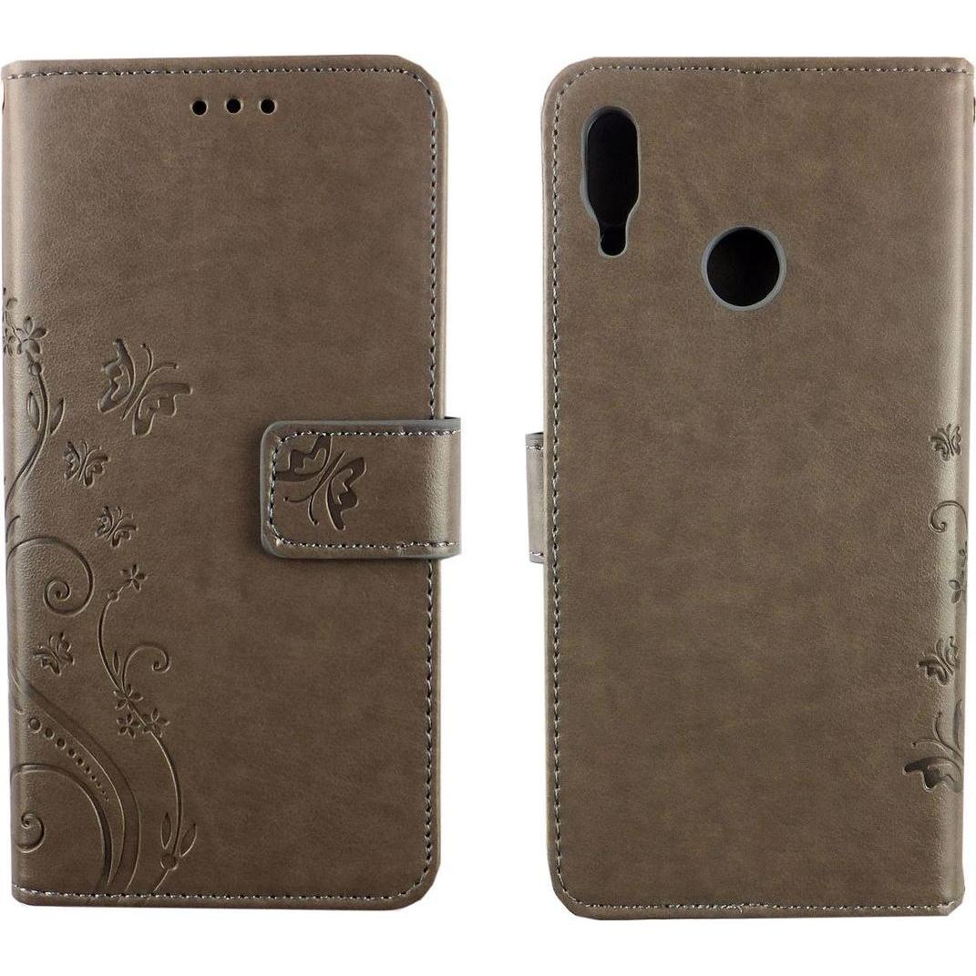 König Design Hülle Handy Schutz für Huawei P Smart 2019 Case Cover Tasche Wallet Etui Bumper (Huawei P Smart+ (2019)), S...