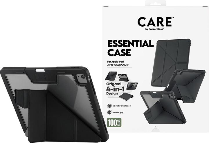 Produktbild PanzerGlass CARE TPU Essential Case black iPad Air 13" (2024-2025) (Apple iPad Air 13 2024, Apple iPad Air 13 2025, Apple iPad Air 13 2026)