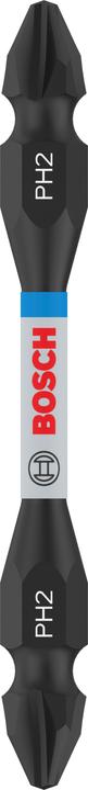 Bosch Professional Zubehör PRO Slagschroevendraaierbit met dubbele bladen en pick & click inzetstukken, PH2, 65 mm (Cross Phillips PH)