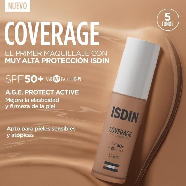 Produktbild Isdin ABDECKUNG hohe Deckkraft SPF50+ #3.0-Sand 30 gr (#3.0-Sand, N 3.0 Sand, Sandfarben)