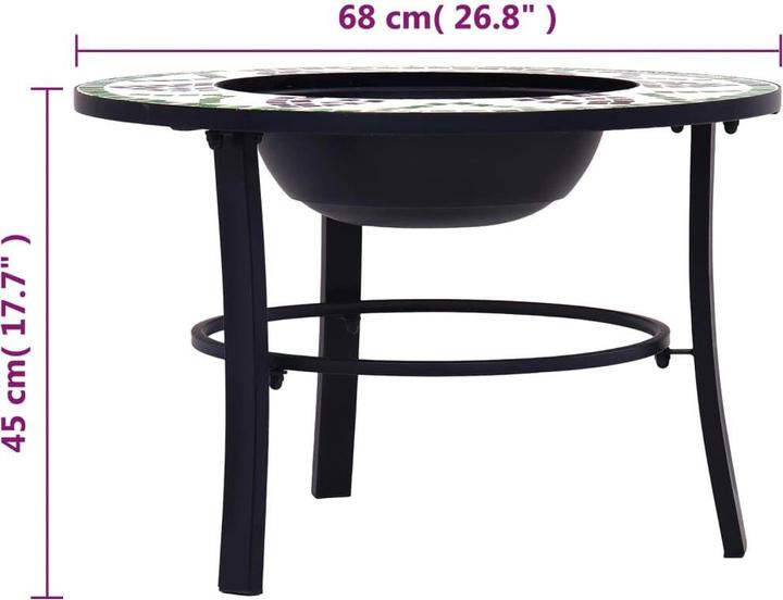 Immagine prodotto vidaXL Feuerschale (68 cm)