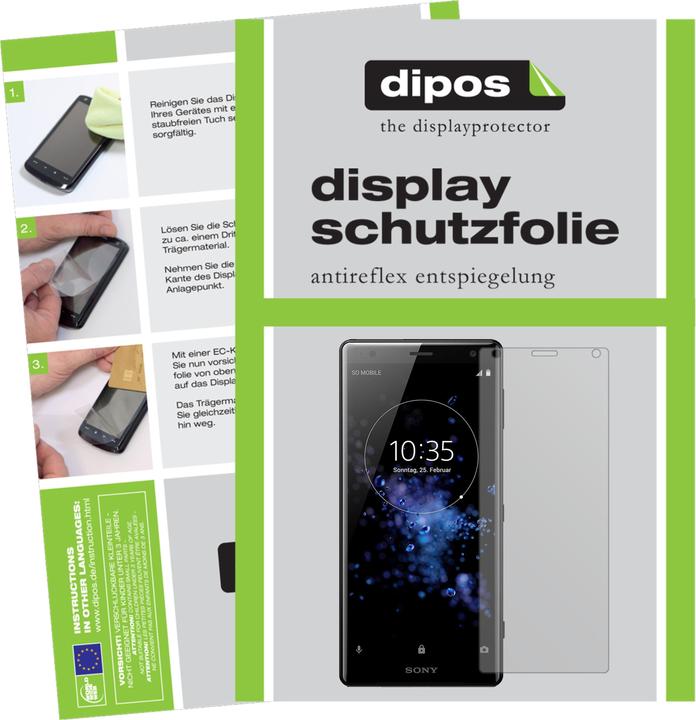 Produktbild Dipos Displayschutzfolie Antireflex (6 Stk., Sony Xperia XZ2)