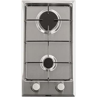Thumbnail - Beko HDCG 32220 SX Kochfeld Edelstahl Integriert Gaskochfeld 2 Zone(n), Kochfeld, Silber