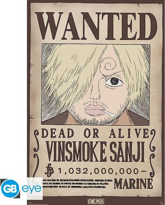 Produktbild One Piece Maxi Poster - Sanji (Wano) (91.5 x 61 cm)