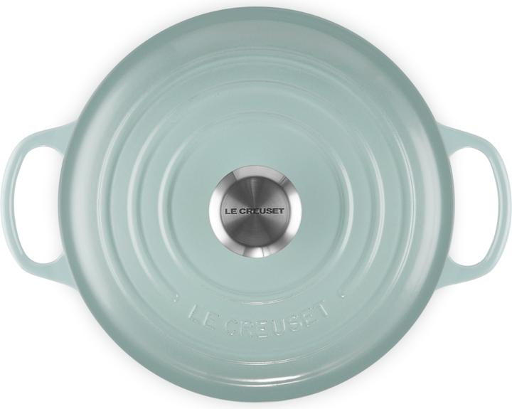 Produktbild Le Creuset Bräter hoch SIGNATURE Sea Salt (24 cm, Bräter + Schmortopf, Gusseisen)