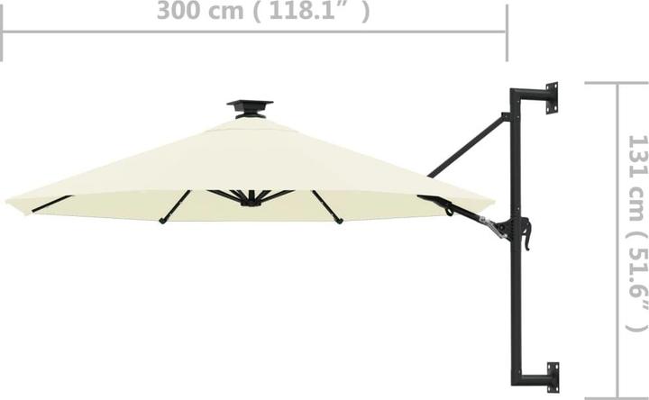 Produktbild vidaXL Sonnenschirm (3 m)