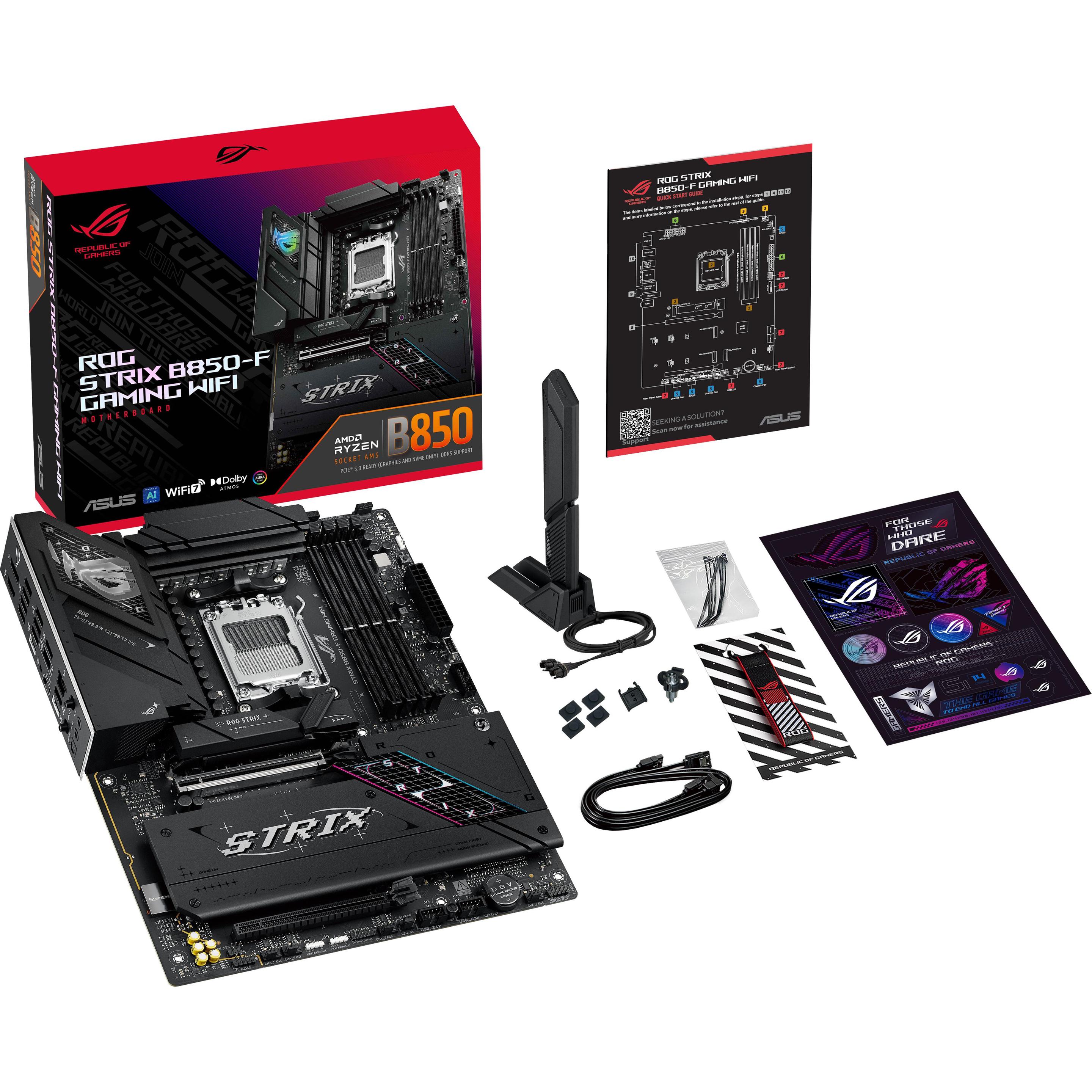 ASUS ROG STRIX B850-F GAMING WIFI (AM5, AMD B850, ATX), Mainboard
