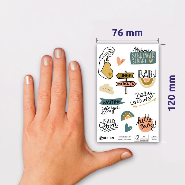 Image du produit Z-Design Autocollants de décoration (24 Autocollants)