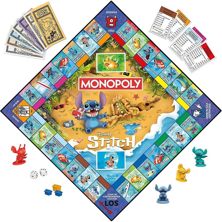 Produktbild Hasbro Gaming Monopoly Stitch (Deutsch, 2 - 4 Spieler)