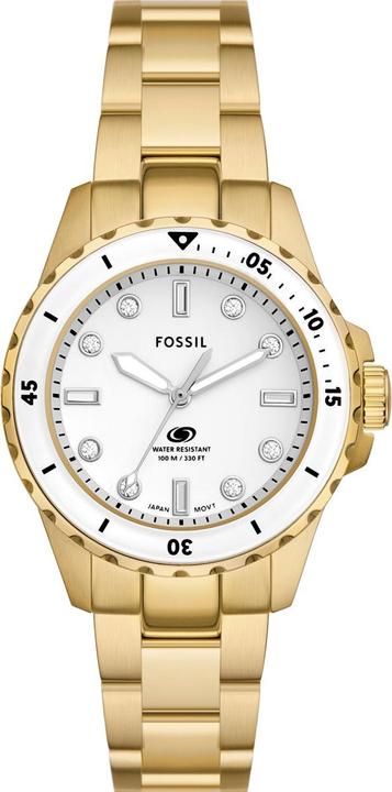 Fossil Damenuhr BLUE DIVE (Analoguhr, 36 mm)