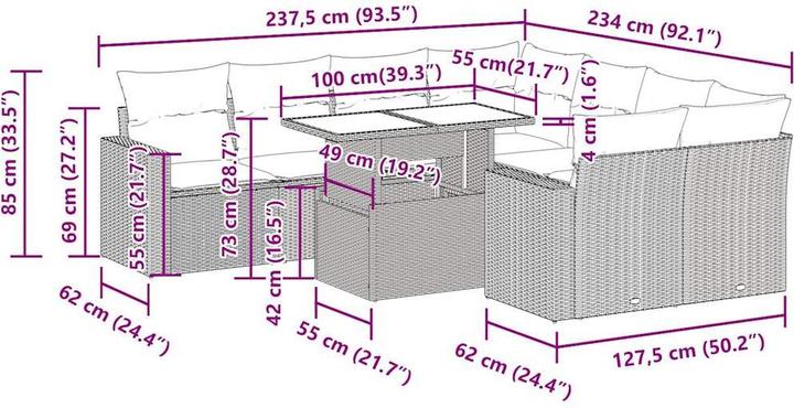 Produktbild vidaXL Adrian