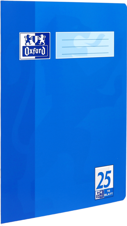 Actual product image Oxford Exercise book, A4, ruling 25 (A4, Lined)