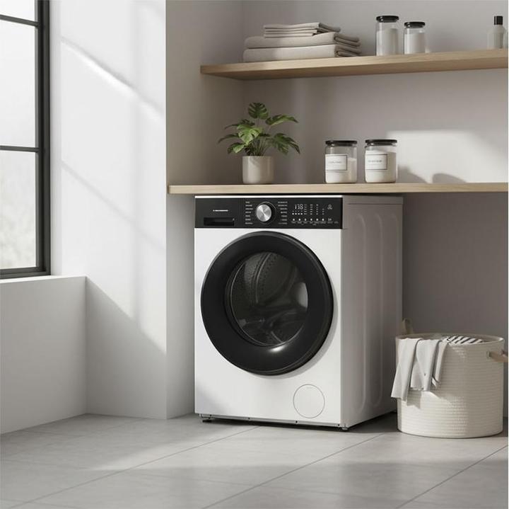 Produktbild Kibernetik PLWS508 PrimeLine Waschmaschine 9kg A-50% Klasse Weiss (9 kg, Links)