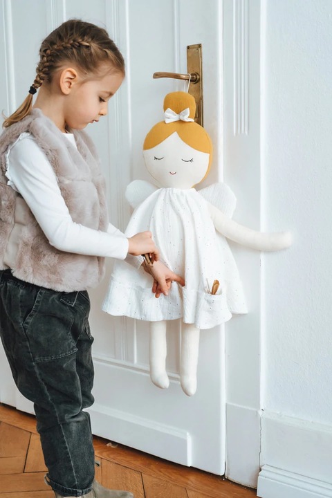 Produktbild Kikadu Adventskalender Puppe Engel