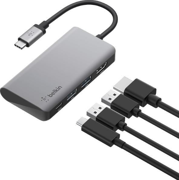 Immagine prodotto Belkin USB-C 4 in 1 (USB-C, 4 Porti)