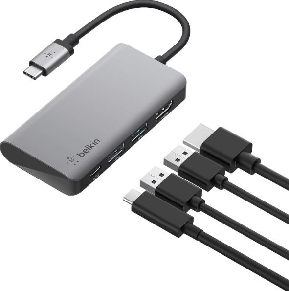 Produktbild Belkin USB-C 4 in 1 (USB-C, 4 Ports)