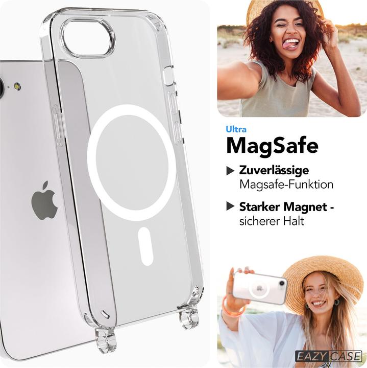 Produktbild EAZY CASE MagSafe Handykette Clear für Apple iPhone 16e