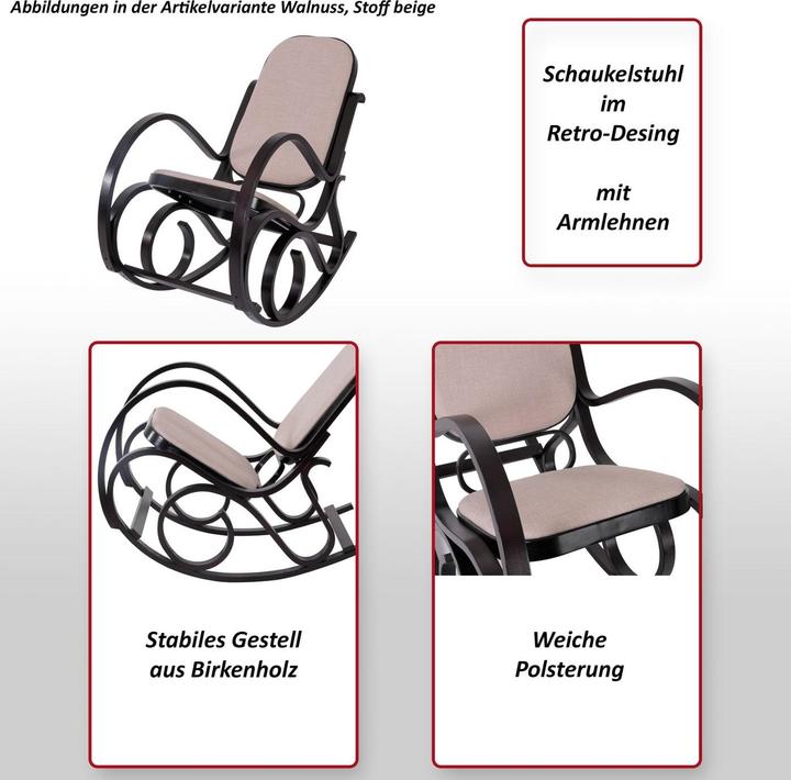Produktbild JOHN316 Schaukelstuhl