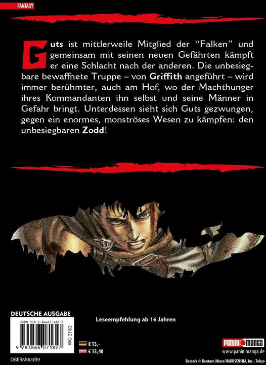 Produktbild Panini Berserk Max 3 (Deutsch, Kentaro Miura, 2006)