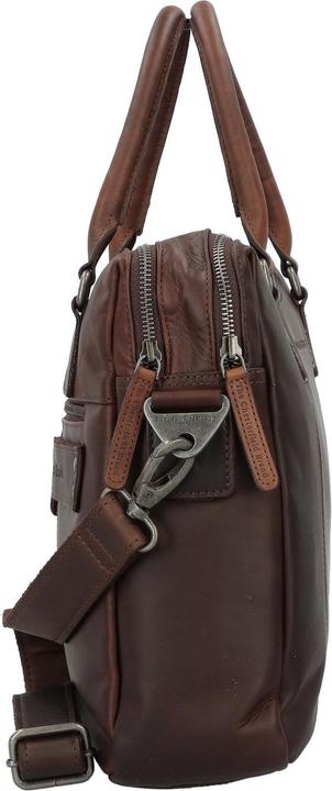 Actual product image The Chesterfield Brand Chesterfield Brand Leren Laptoptas Bruin Santiago (14.17")