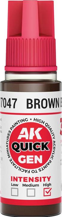 Actual product image AK Interactive Pot de Quick Gen - Brown Black (18 ml)