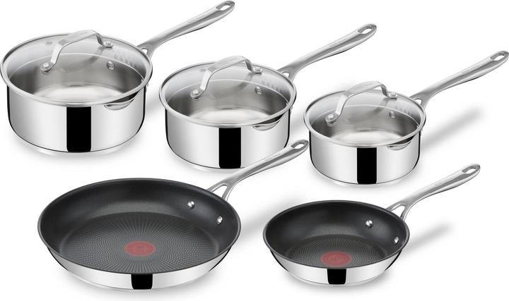 Tefal Cooks Direct On (28 cm, Bratpfanne, Edelstahl)