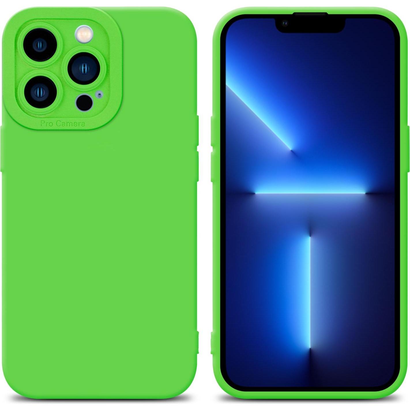 Cadorabo Hülle für Apple iPhone 12 PRO MAX im TPU Fluid LM162 Style (Apple iPhone 12 Pro Max), Smartphone Hülle, Grün