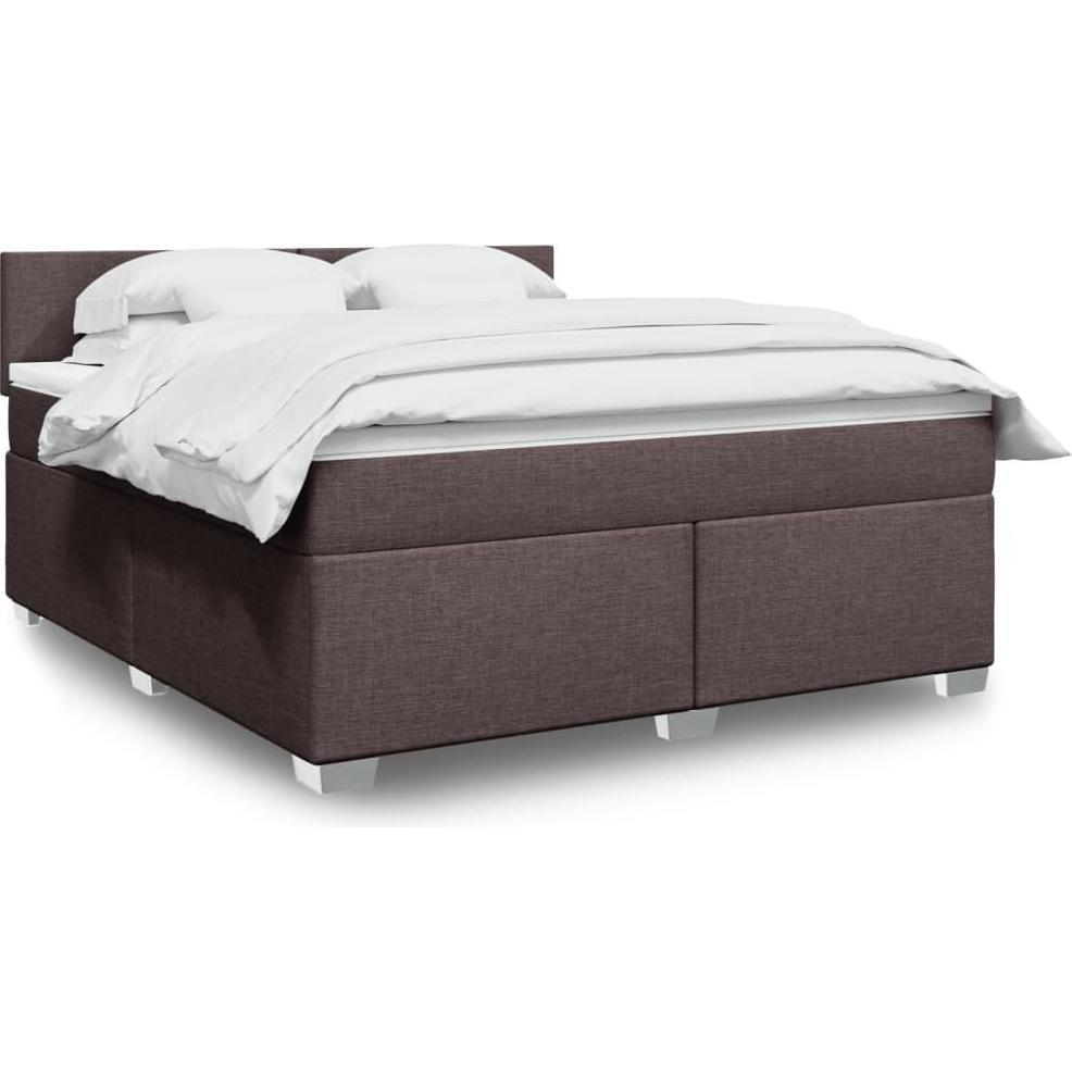 VidaXL, Bett, Bo x springbett mit Matratze 180 x 200 cm Stoff (180 x 200 cm)